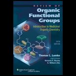 Review of Organic Functional Groups   With CD