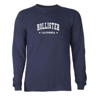  Hollister College Style Long Sleeve Dark T Shirt