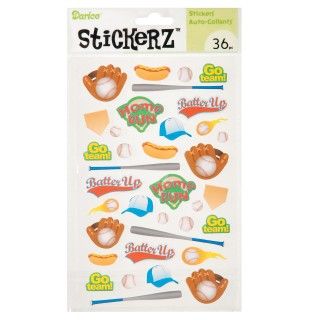 Batter Up Baseball Sticker Sheet