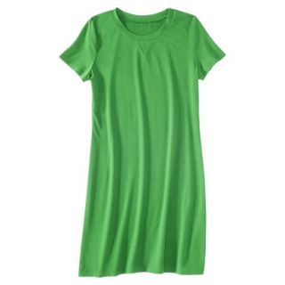 Merona Womens Knit T Shirt Dress   Mahal Green   M