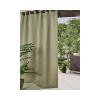 Matine Tab Top Indoor/Outdoor Curtain Panel, Taupe