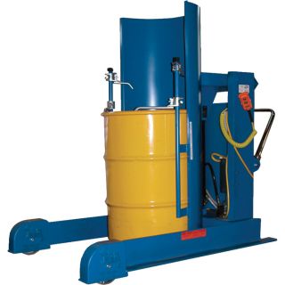Vestil Hydraulic Drum Dumper   Stationary, 750 lb. Capacity, 60 Inch Dump