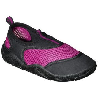 Girls Aqua Water Shoe   Pink/Black 10 11