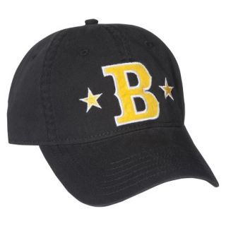 Mens Yellow and Black B Baseball Hat
