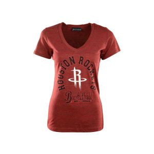 Houston Rockets 5th & Ocean NBA Womens Arch Distressed T Shirt