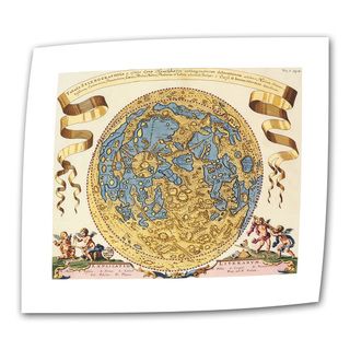 Joanne Hevel World Globe Unwrapped Canvas