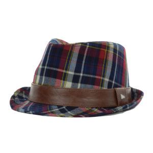 New Era EK Plaid Ivy Fedora