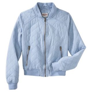 Mossimo Supply Co. Juniors Quilted Jacket  Light Blue S