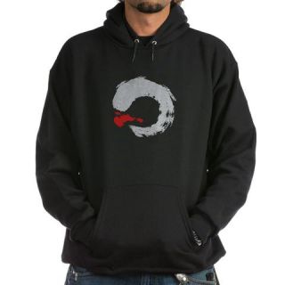  Brushstroke Kayak (whitewater Hoodie (dark)