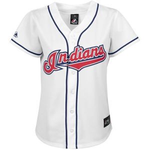 Cleveland Indians Majestic MLB Womens Replica Jersey