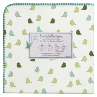 Swaddle Designs Ultimate Receiving Blanket   Turquoise Little Chickies