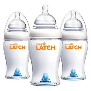Munchkin LATCH 3pk 4oz BPA Free Baby Bottle Set