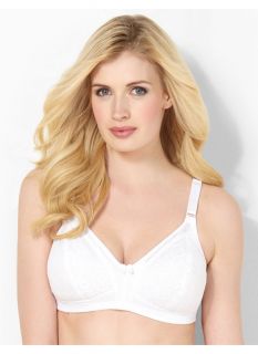 Catherines Plus Size Glamorise 1010 Lace Soft Cup Bra   Womens Size 42B, White
