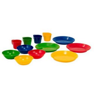 12 pc. Outdoor Tableware Set   Mixed Colors