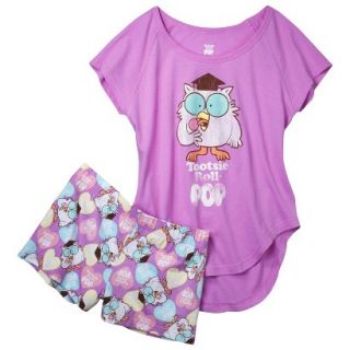 Tootsie Pop Juniors Pajama Set   Purple M