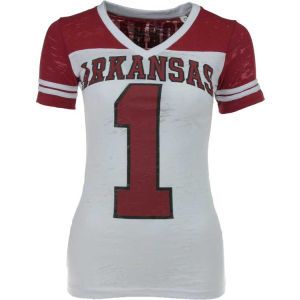 Arkansas Razorbacks NCAA Womens Valerie Jersey T Shirt