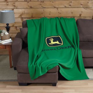 John Deere Fleece Blanket   Green, Snuggle Up with Your Deere