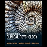 Introduction To Clinical Psychology (Custom)