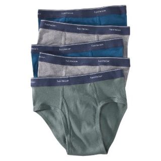 Fruit of the Loom Mens Low Rise Brief 5PK   Assorted Colors XL