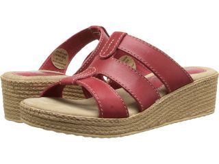 Sbicca Caribbean Womens Wedge Shoes (Red)