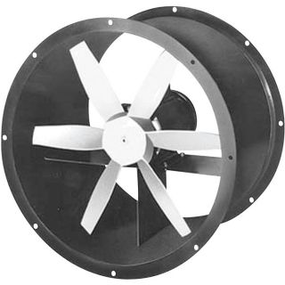 TPI Tubeaxial Direct Fan   6510 CFM, 24 Inch, Single Phase, Model TXD24 1/2