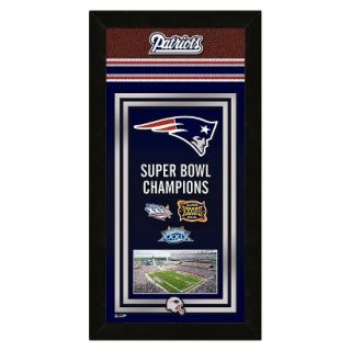 NFL New England Patriots Framed Championship Banner