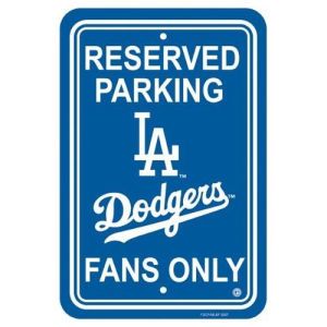 Los Angeles Dodgers Reserve Parking Sign