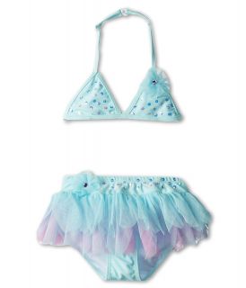 Kate Mack Love Birds Swim Bikini Skirted Girls Swimwear Sets (Blue)