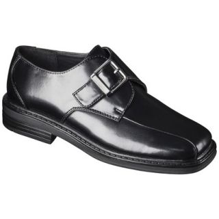 Boys Scott David Monk Dress Shoe   Black 1.5