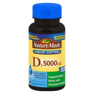 Nature Made Vitamin D 5000 iu Softgels   90 Count