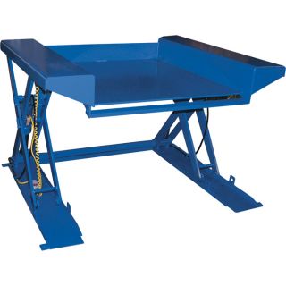 Vestil Ground Lift Scissor Table   4000 lb. Capacity, 70 Inch L x 44 Inch W