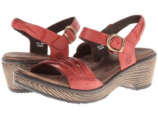 Born Saltona ) Womens Wedge Shoes (Red)
