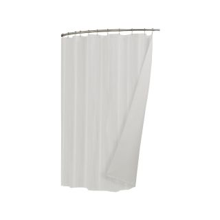 Maytex Ultimate Waterproof Cotton Shower Curtain Liner, White