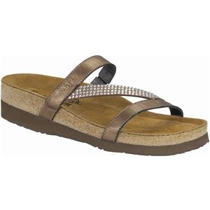 Naot Womens Hawaii Grecian Gold Sandals, Size 37 M   7264 F10