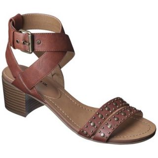 Womens Mossimo Supply Co. Kat Block Heel Sandal   Cognac 9