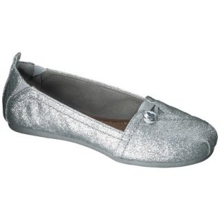 Girls Circo Helaine Loafer   Silver 3