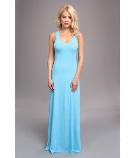 Alternative Apparel Eco Racer Maxi Dress Womens Dress (Blue)