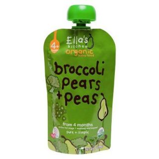 Ellas Kitchen Organic Baby Food Pouch   Pears Peas & Broccoli 3.5 oz (7 Pack)