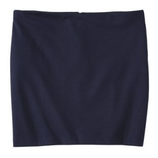 Merona Womens Plus Size Ponte Pencil Skirt   Navy 16W