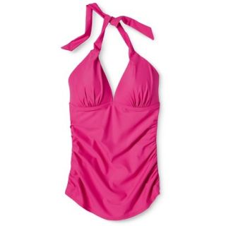 Womens Tankini Swim Top  Pink S