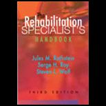 Rehabilitation Specialists Handbook