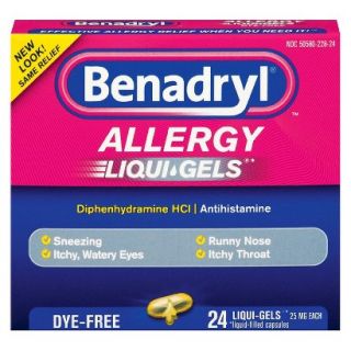Benadryl Allergy Liqui gels   24 Count
