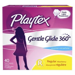 Playtex Gentle Glide Unscented Regular   40 count
