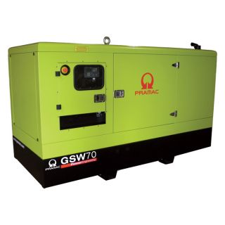 Pramac Commercial Standby Generator   64 kW, 277/480 Volts, Perkins Engine,