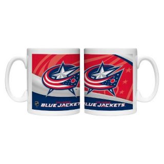 Boelter Brands NHL 2 Pack Columbus Blue Jackets Wave Style Mug   Multicolor (15
