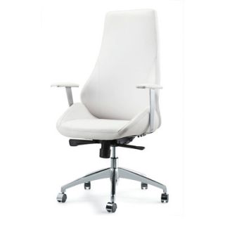 Pastel Furniture Canjun Executive Office Chair CJ 164 CH AL Color Ivory