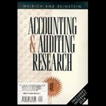 Accounting and Auditing Research  A Practical Guide / With 2 3 Disks