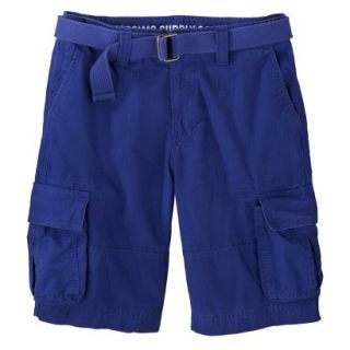 Mossimo Supply Co. Mens Rip Stop Belted Cargo Shorts   Blueprint 34