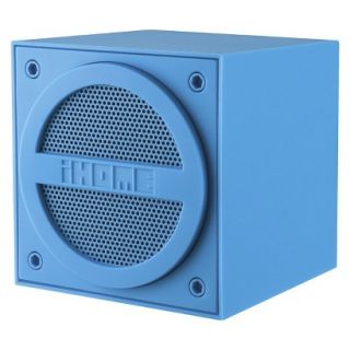 iHome Wireless Mini Speaker Cube   Blue (iBT16LC)
