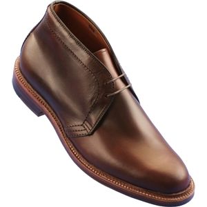 Alden Mens Chukka Boot Calf Skin Leather Sole Brown Chrome Excel Boots, Size 11 D   13781